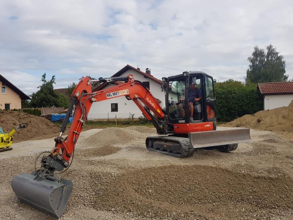 Baggerarbeiten / Erdarbeiten in Jengen und Kaufbeuren