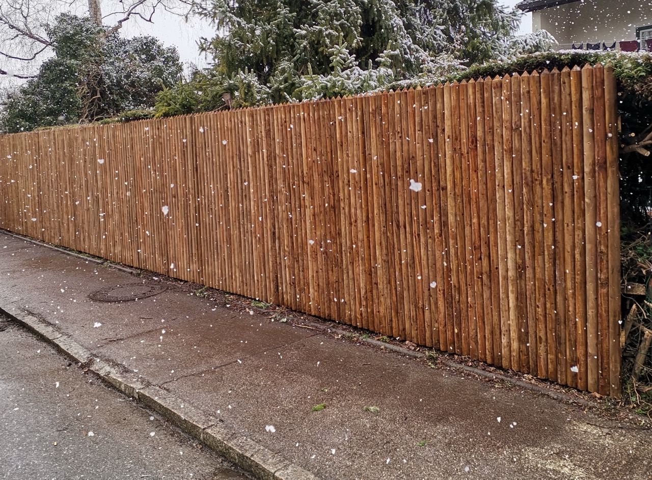 Zaunbau Detailbild 2